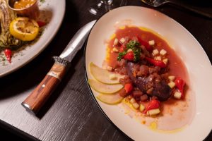 plate of morcilla at Libertango