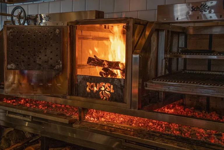 the wood burning grill at Libertango