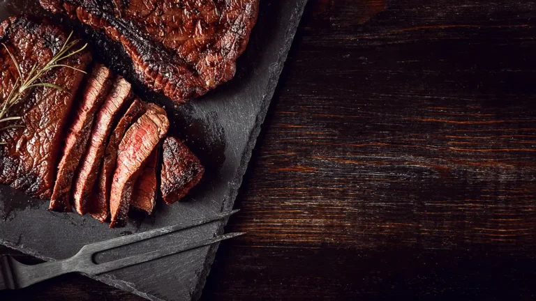 dinner for two with steaks and red wine